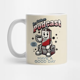 Lex Fridman Podcast Retro Toon Design Mug